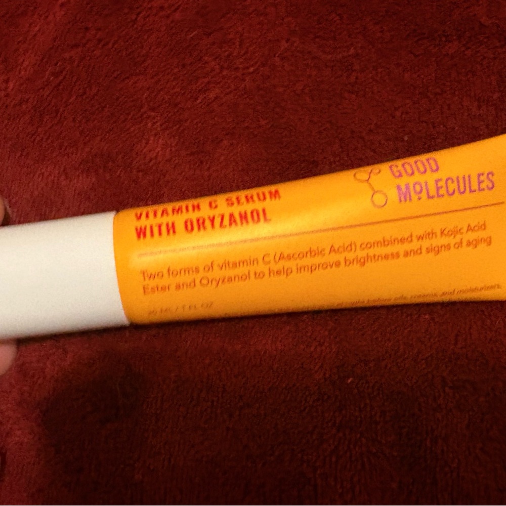 Good Molecules Vitamin C Serum with Oryzanol - Orange and White
